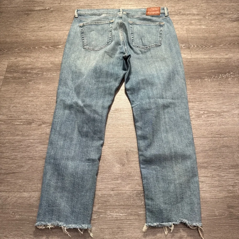 Abercrombie & Fitch Jeans Mens 34 Blue Denim Rustin Athletic Slim Stretch 34x26 - Picture 6 of 12